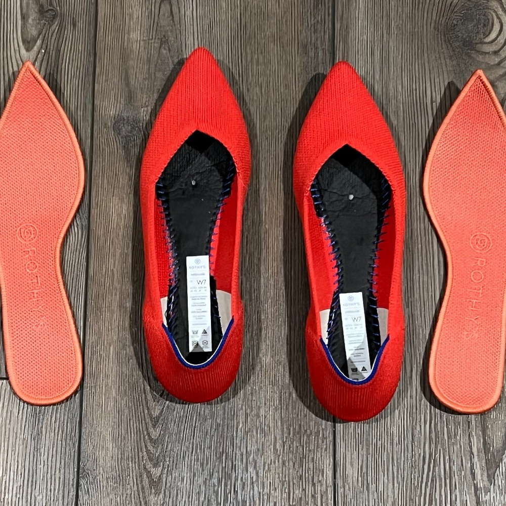 Rothy’s size 7 flame